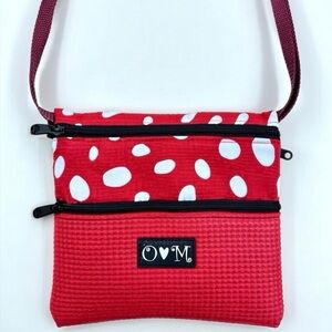 OlovesM - Crossbody Bag Red Dots NWT
